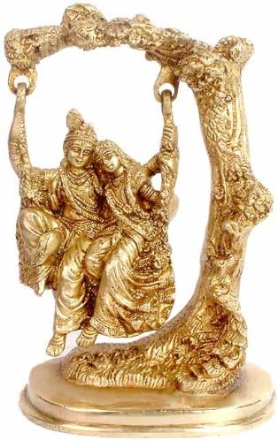 The Swing of Passions - Brass Statue
