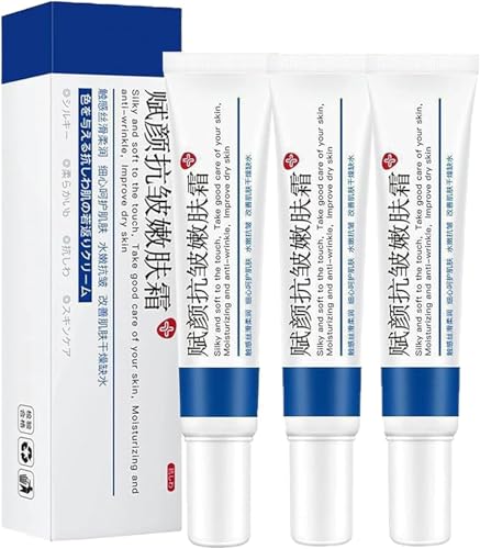 Crema rejuvenecedora antiarrugas, antiedad con aceite de camelia y aceite de oliva, reduce la hinchazón, hidrata y aclara la piel.
