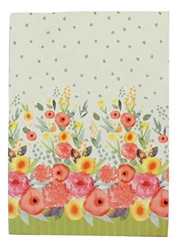 Diario Floral Spring 5" x 7" 80 hojas rayadas