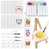 Photo Gallery magic puffy paint - set da pittura 3d per bambini, fai da te in schiuma con tela in spugna e 12 colori - puffy popcorn painting kit per disegni creativi e fai da te Photo Gallery magic puffy paint - set da pittura 3d per bambini, fai da te in schiuma con tela in spugna e 12 colori - puffy popcorn painting kit per disegni creativi e fai da te
