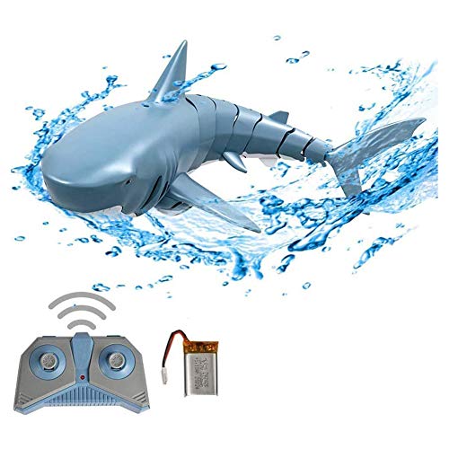 Ferngesteuerter Hai Für Wasser, 2.4G RC Fischhai Boot Spielzeug, Schwimmen in Wasser Pool Badewanne, Kinder Elektrospielzeug