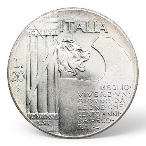 Lavorazione artigianale eccezionale - Moneta facsimile realizzata a mano con precisione individuale. Riproduzione 1:1 di una moneta antica con patina invecchiata. Pertanto, l'aspetto di ogni moneta che riceverete potrebbe essere leggermente diverso dall'immagine. Questa NON è una moneta commerciabile.