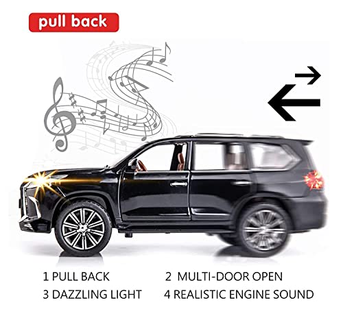 Image of Die-Cast Zinc Alloy 1:24 Scale 2022 Leexus LS 570 Large with 6 Openable Doors,Light & Music Colors as Per Stock(Colors as Per Stock)(Leexus LS 570)