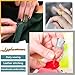 ZMAAGG Thimbles for Hand Sewing, 8 PCS Sewing Thimble Kit, Metal Finger Protectors, Thimble Ring for Hand Quilting and Embroidery