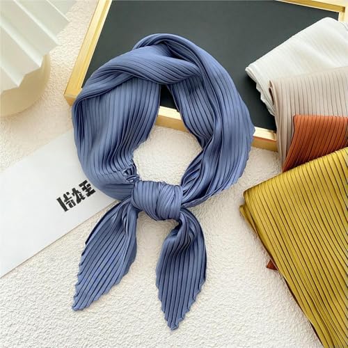 Lightweight Scarves For Women Women'S Square Satin Scarf4
