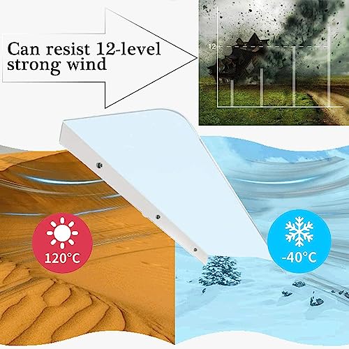 Auvent de protection contre la pluie pour porte et toit - 3