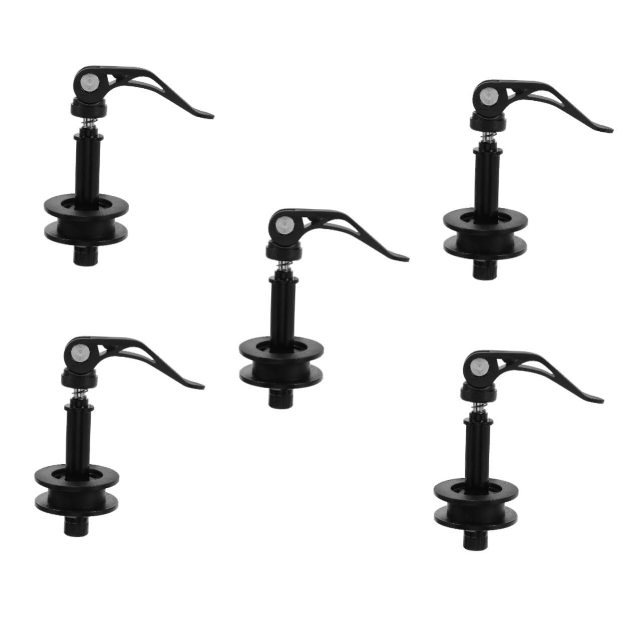 HEMOTON Traction de la chaîne tendeur chaîne de vélos chaîne de vélo de Route Ajustable arrière ajusteur de vélo Outil de chaîne de vélo régleurs de chaîne de vélo Plastique Noir