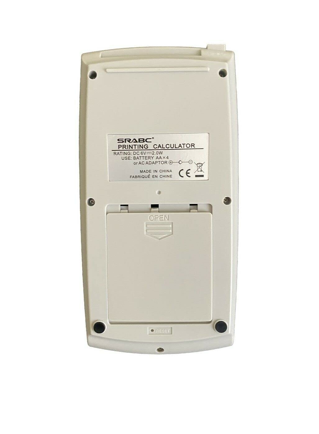 Calcolatrice scrivente,con Stampante per scontrini Non fiscale con Display LCD a 12 cifre per aziende, Negozi, attività Dimensioni: 19 x 9,5 cm