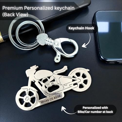 Image of Stainless Steel For jawa keychain | customized keychain with name | Made for Jawa 42, Jawa 42 bobber and Perak | best gift for boyfriend best friend boys & best gift for husband