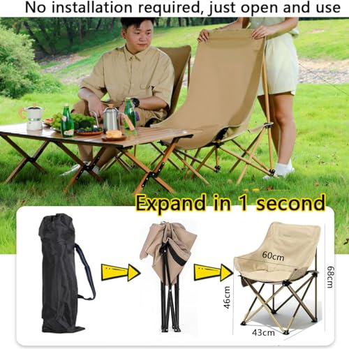 Chaise de camping portable pliable compacte pour voyage - 3