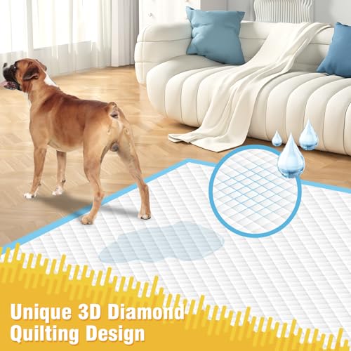 Image of VJJ Extra Large Doggie Pee Pad, 30 inchx30 inch Thicken Dog Pee Pads, 40 Count XL Doggy Pads Leak-Proof, Super Absorbent Puppy Pee Pads for Dogs, Soft Training Pet Pads for Dogs Cats Rabbits