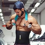 Bracoo Waist Trimmer Sweat Band for Women & Men, Sauna Belt for Lower Belly Fat, Adjustable Stomach Wrap for Workout, SE22 - Image 5