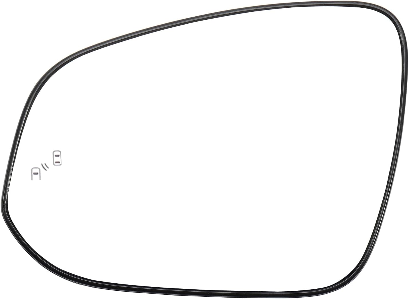 Driver Side Mirror for Toyota Highlander 2014-2019 with BSD Heated Left Side Mirror Replacement Glass