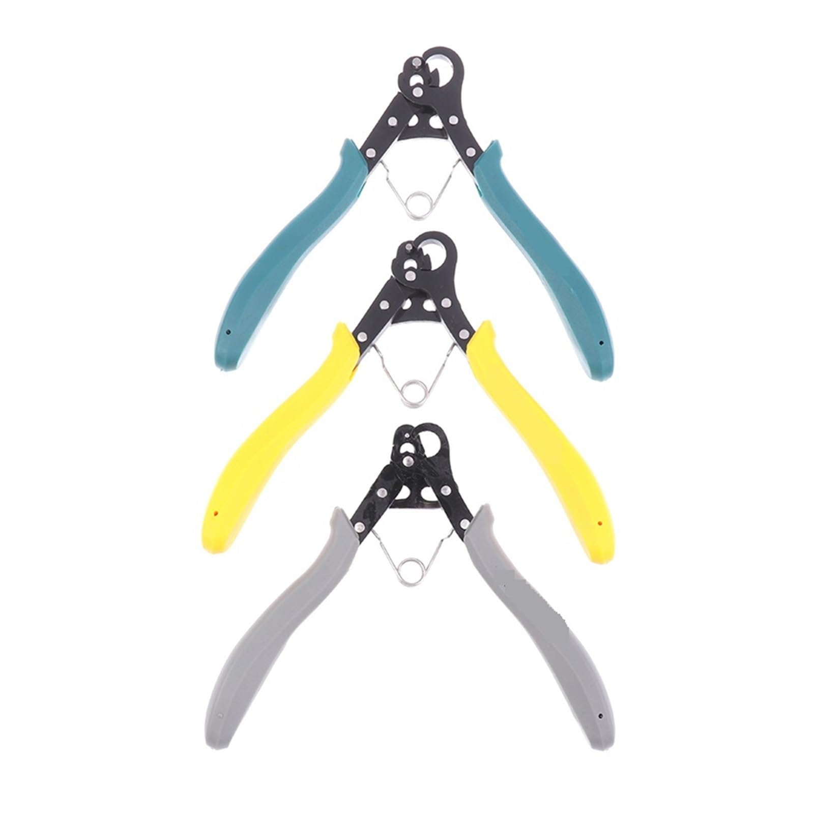 PezziPinze per Creazione Gioielli Set di pinze for arrotolare fili for avvolgimento, piegatura, riparazione e creazione gioielli. Pinze a becchi tondi for avvolgere anelli filo(Color2)