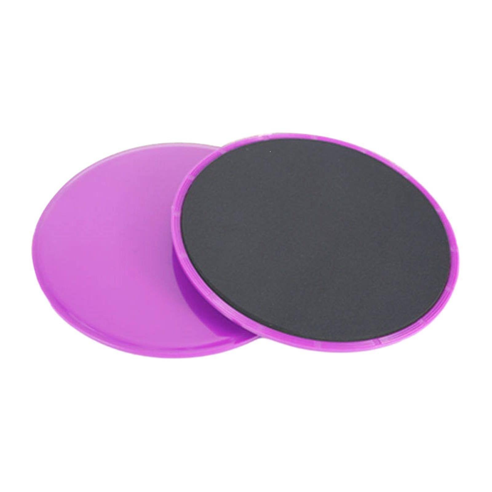 2 Pieces Quiet Gliding Disc Abdominal Workouts Exercise Gliding Disc Low Effect Ab Training Slider Anti-Slip, Purple-picture-11
