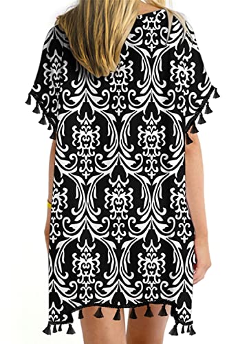 Image of Yincro Women's Chiffon Swimsuit Beach Bathing Suit Cover Ups for Swimwear