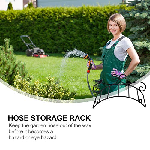 Yardwe Suporte de parede para mangueira de jardim, suporte para mangueira de armazenamento de mangue