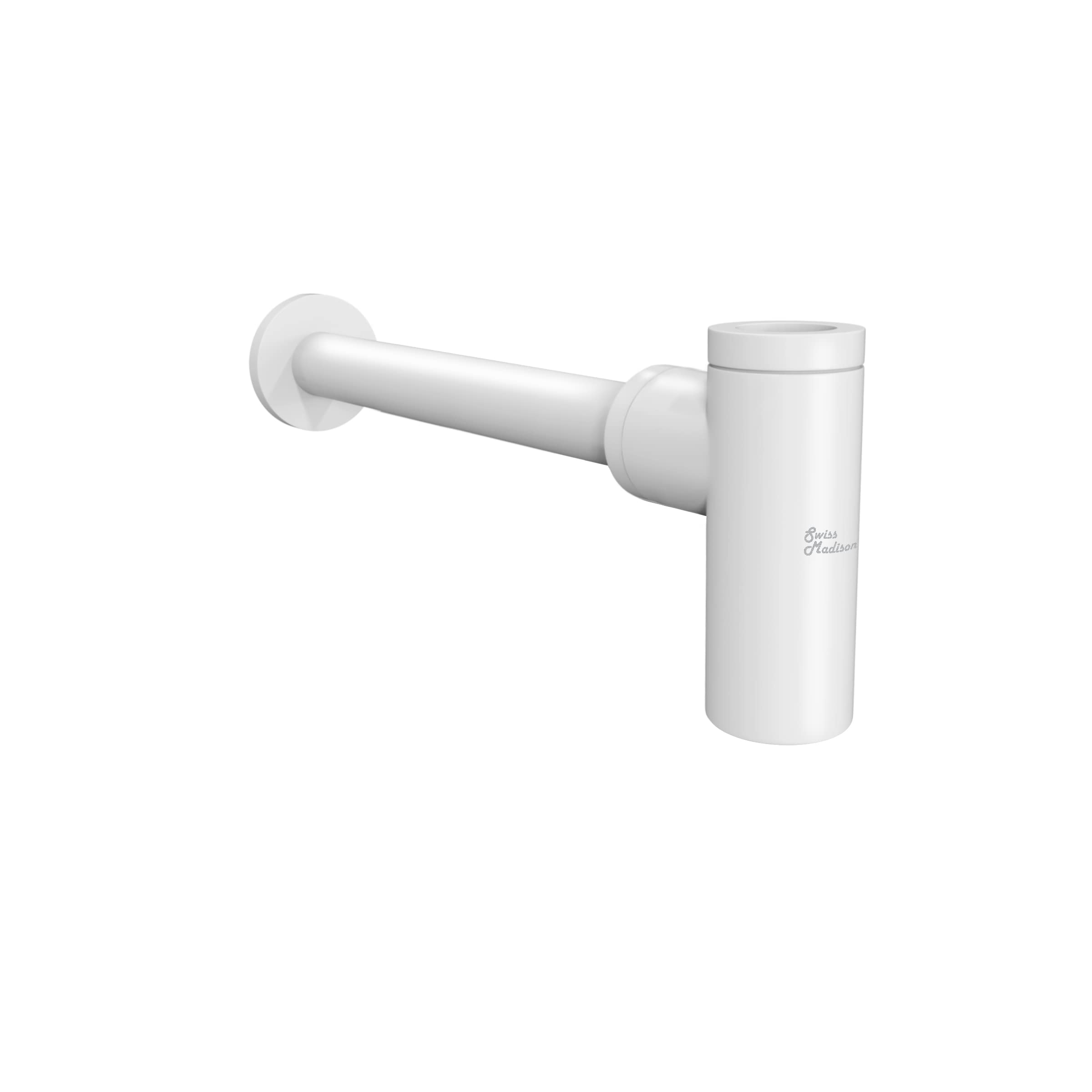 Sifón de botella blanco mate Swiss Madison SM-BT01MW trampa lavabo
