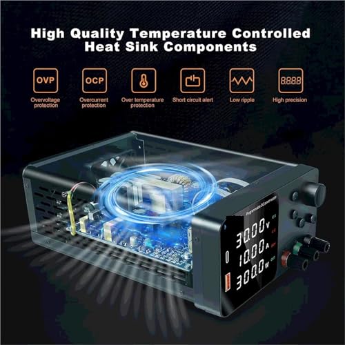 Alimentation de banc avec stabilisateur de tension réglable précis TPS1203 - 6