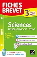 Fiches brevet Sciences 3e : Physique-Chimie, SVT, Technologie - Brevet 2023: fiches de révision & quiz 2401061770 Book Cover