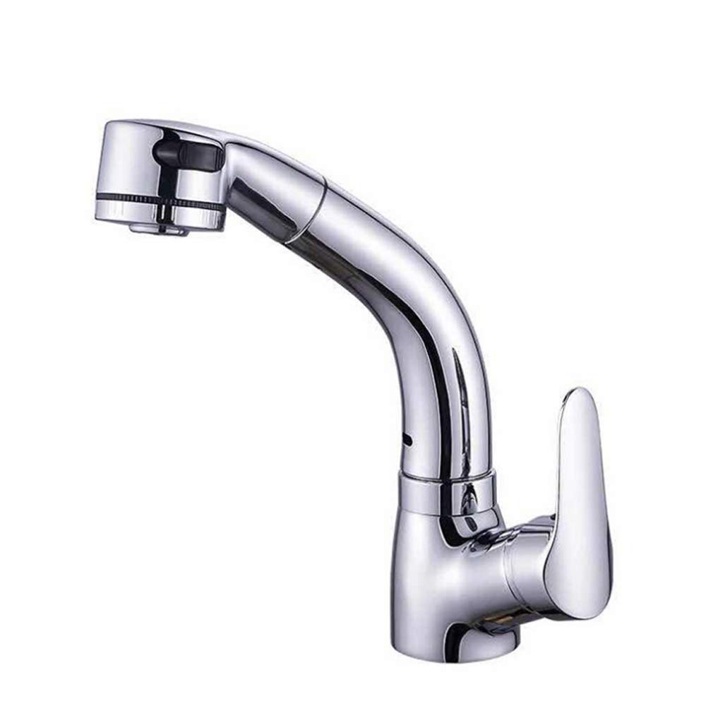 Robinet de douche multifonction et mitigeur de lavabo en cuivre eau chaude froide