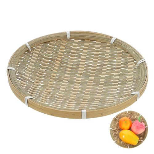 BESPORTBLE Cesta De Almacenamiento De Departamento Servicio Linda Canasta Junta De Frutas Equipo Canasta De De Mimbre Bandeja Juguete Paneras Para Cocina Mesa Fideos