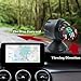 Car Compass Dashboard Mounted Automotive ABS Ball Compasses Angle Adjustable Portable Direction Navigation Car Interior Accessories Decoration Black