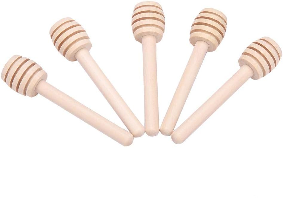 Amazon.co.jp Wooden Honey Dipper Sticks, Pack of 24 Wood