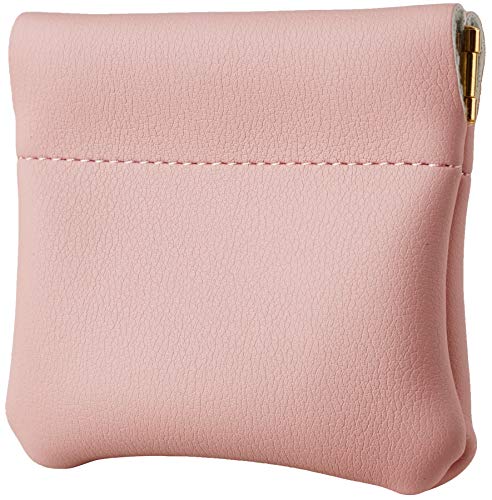 Image of Travelambo Leather Squeeze Coin Purse Pouch Change Holder for Men & Women