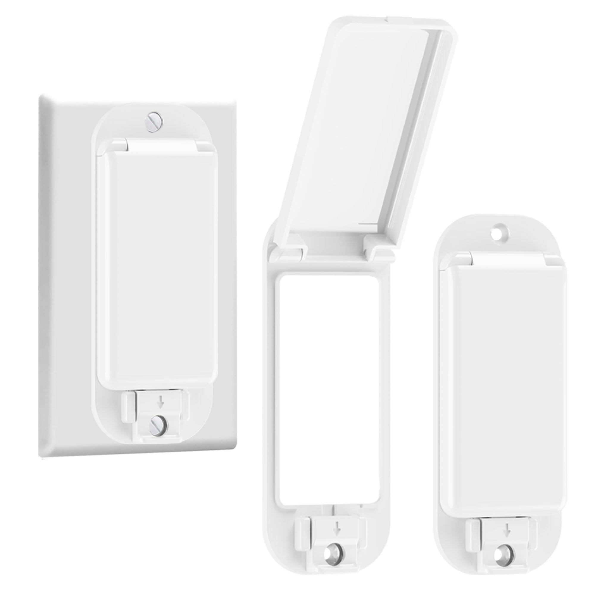 (2 Pack) Light Switch Guard Cover,Light Switch Plate,ChildProof Wall Switch Guard Keeps Lights or Switches from Being Accidentally Turned ON or Off,