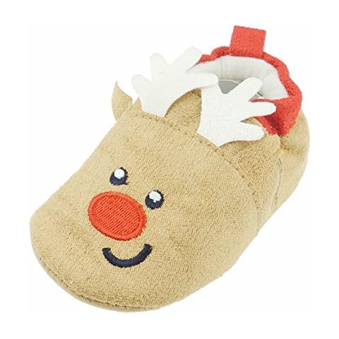 Glamour Girlz Baby Reindeer Crib Shoes Cover