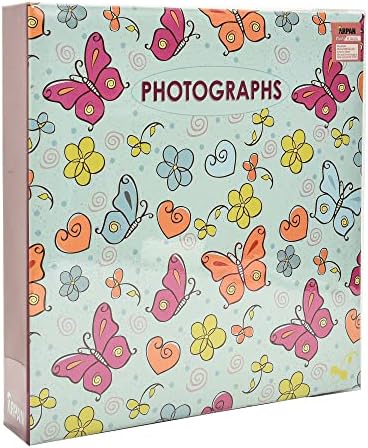 Arpan Extra-Large 3-Ring Binder Self Adhesive Padded Photo Album 20/Sheets 40/Sides (Black Album)