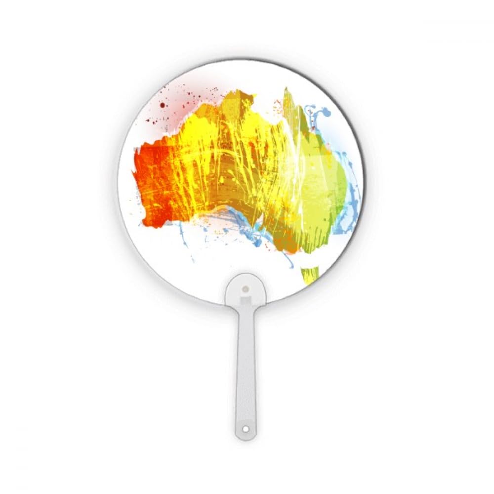Carte Australie ronde en plastique pour personnaliser vos objets DIY facilement