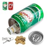 Bargifts Fake Can Diversion Safes Hidden Safe Soda Pop Can, Secret Storage for Money, Jewelry, Valuables...
