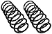 Moog 81134 Coil Spring Set