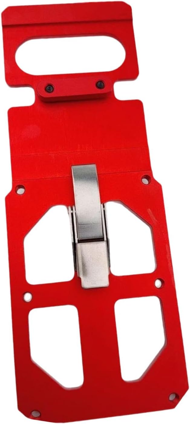 SECRET DESIRE Track Saw Square with Edge Support Portable Aluminum Alloy Right Angle Guide Red