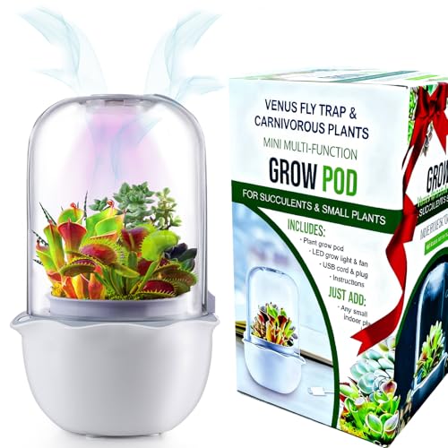 Smart Venus Fly Trap Terrarium Pot with Timer&Fan