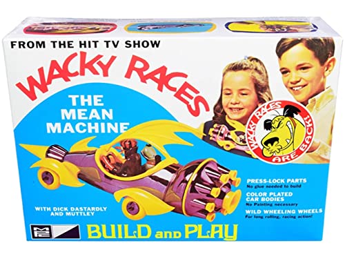 Kit de Modelo Snap MPC The Mean Machine con Figuras Dick Dastardly y Muttley miniatura 1