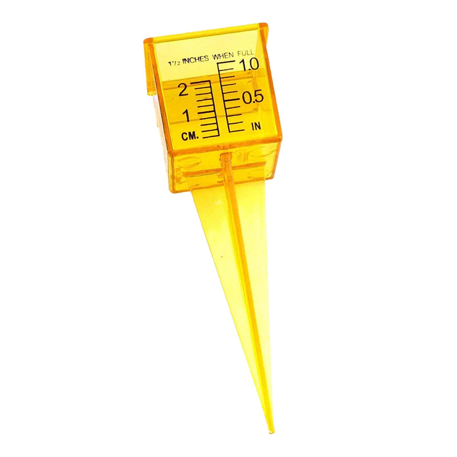 Rain Gauge 1.5In Windproof Water Measuring Tool for Pathway Backyard Outdoor-picture-42