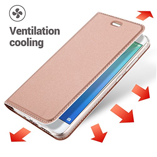 Radoo Cover Huawei P10 Lite, Slim-Fit Folio