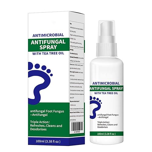 Spray desodorante natural para pies y zapatos, spray para pies de atletas, cuidado natural de los pies para picazón y alivio de olores, fórmula