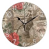 battery recycling london ontario  Reloj de pared Vintage Poster London Torn Newspaper Wall Clock 9.8 Inch Silent Round Wall Clock Battery Operated Non Ticking Creative ative Clock for Kids Living Room Bedroom Office Kitchen Home