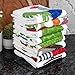 T-fal Textiles Double Sided Print Woven Cotton Kitchen Dish Towel Set, 2-pack, 16