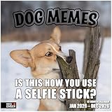 RED EMBER Sit Happens: Dog Memes 2026 Wall Calendar 12 Month | 12' x 24' Open | Thick & Sturdy Paper | Holiday Gift | Puppy Funny Dog Calendar 2026