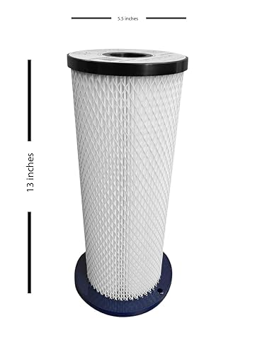 Miniatura 2 de Janitized JAN-IVF507 Filtro comercial HEPA de repuesto premium para Pullman Ermator* Serie S S13, S26, S36 y S1400 HEPA Extractor de polvo. OEM #