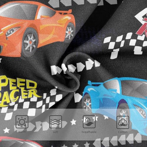 Wusikd Racing Car Girls Underwear Cotton Road Girls Briefs Soft Toddler Underwear 4T Multi3