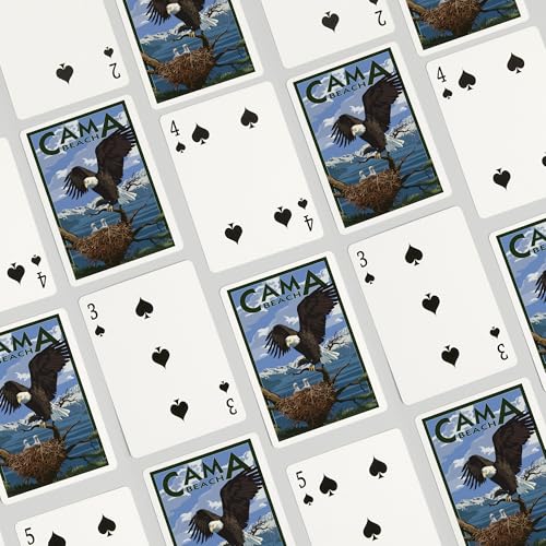 Baraja Poker Cama Beach State Park Washington 52 Cartas miniatura 4