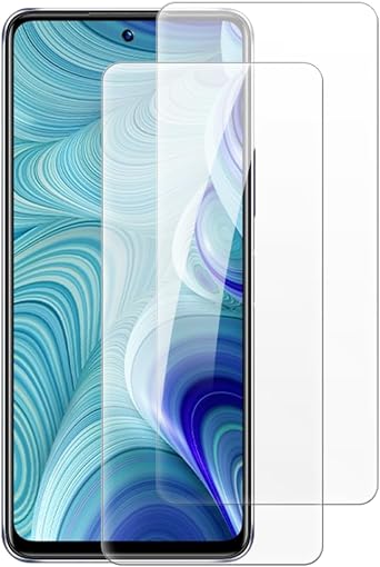 Shantime 2-Pack Tempered Glass Screen Protector Compatible with Infinix Hot 11S NFC 6.78 inch HD Clear Anti-Scratch Bubble Free