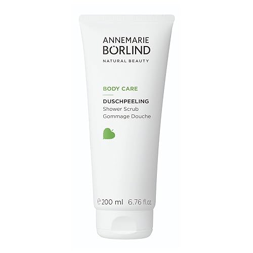 ANNEMARIE BÖRLIND - Exfoliante de ducha BODY CARE, suavizante, regula y nutre el cuidado de la piel, con extracto de bambú orgánico y aloe vera,