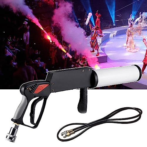 Cañón LED de Fiesta, Pistola de CO2 criogénica de Mano, Barra de Club Nocturno, Efecto de Chorro...